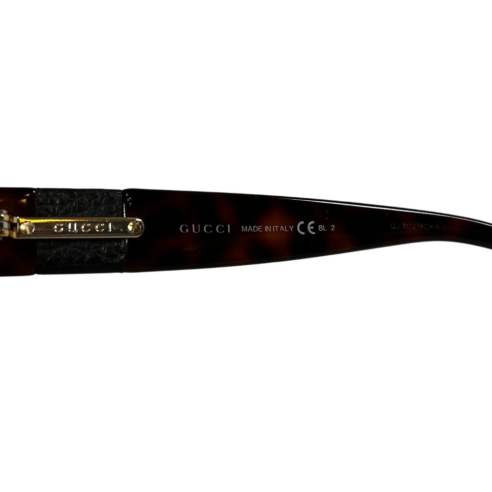 Gucci GG 3644/N/S Dark Tortoise Crystal Interlocking G Sunglasses DWJHA 56mm - Picture 6 of 9